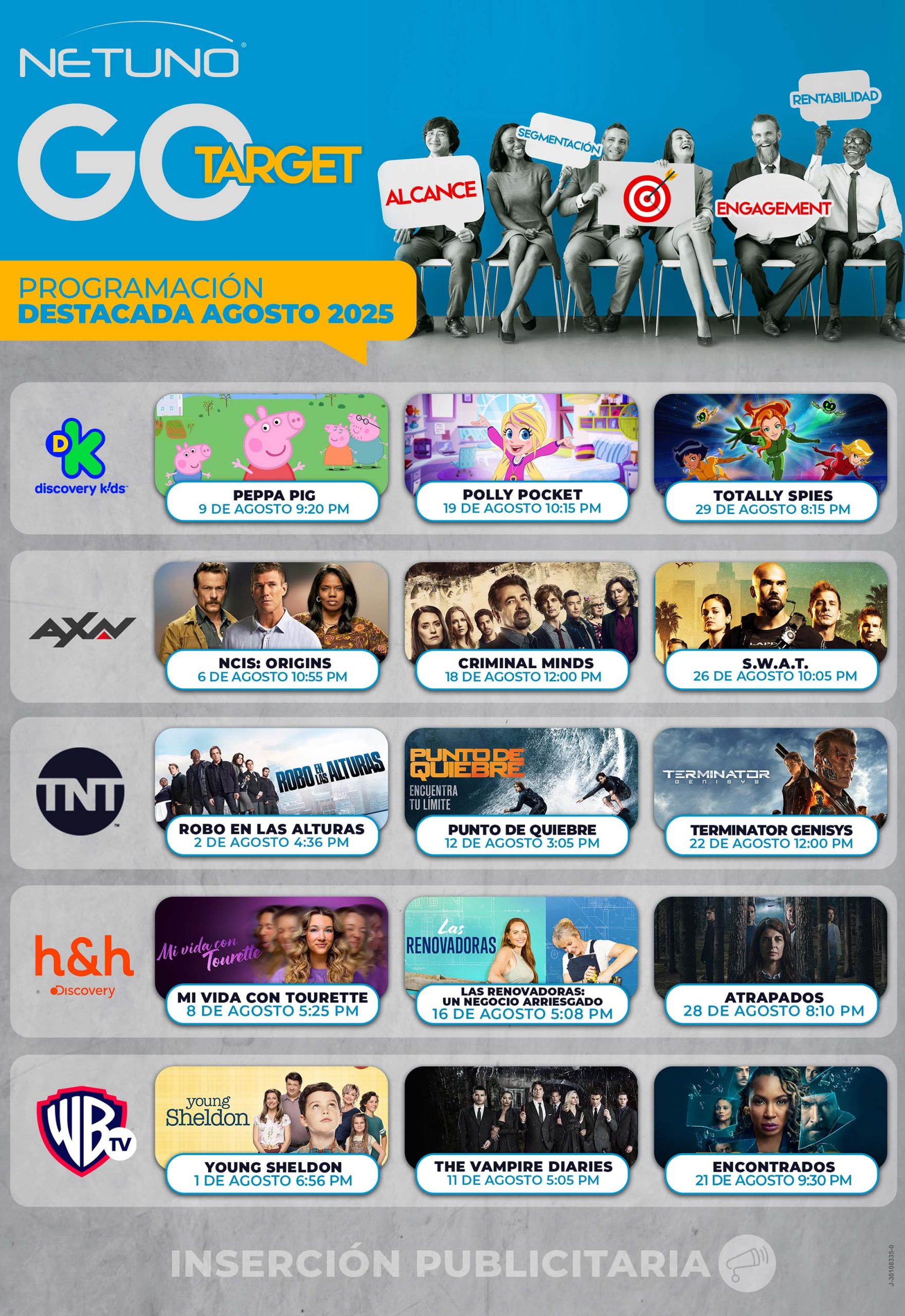 Destacados programación agosto