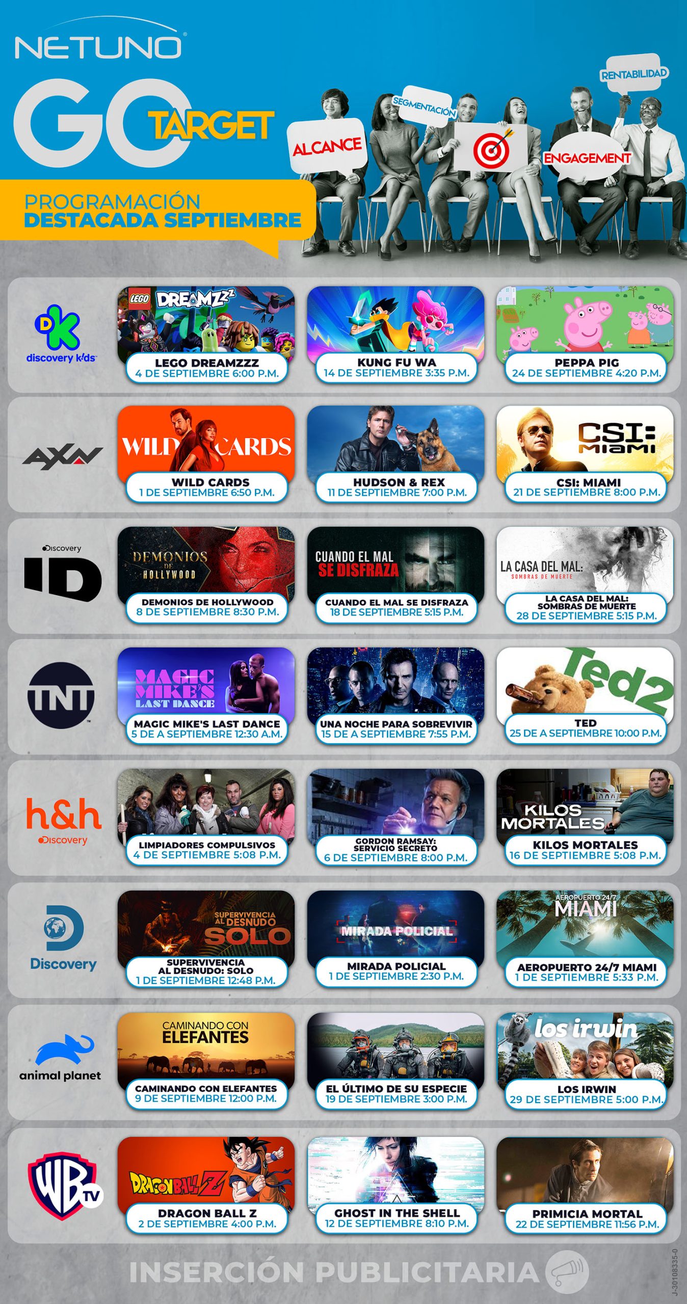 Destacados programación agosto